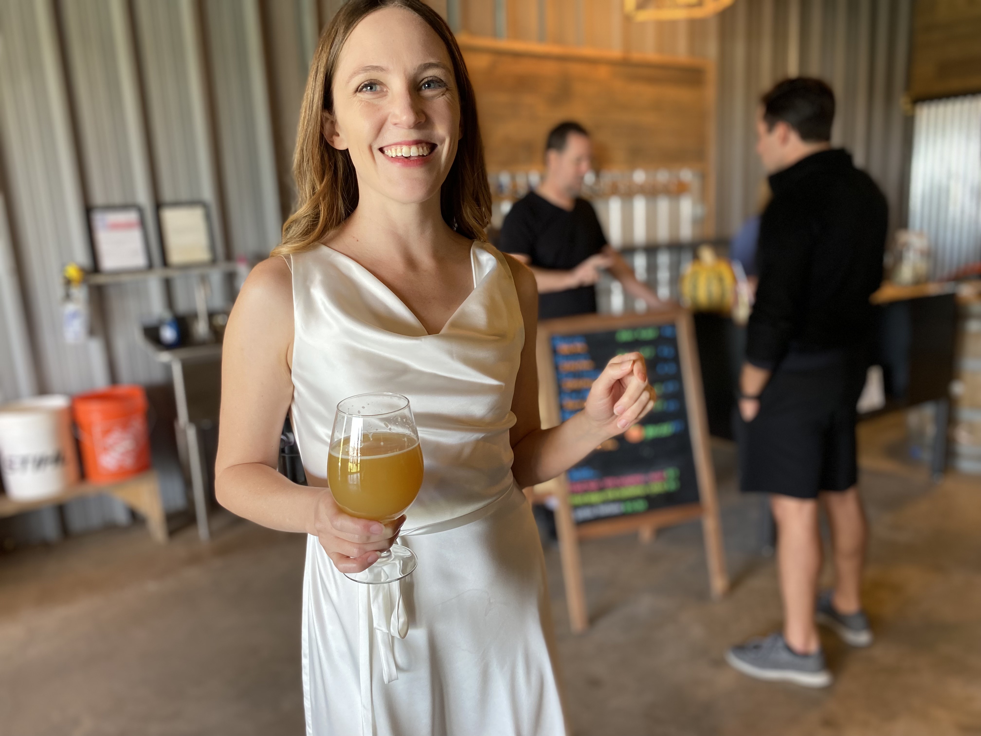 Private Wedding Event at Hawkins Farmhouse Ales in Lockhart, Texas