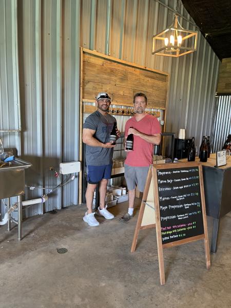Phillip and Hawkins Farmhouse Ales FIRST Customer on June 5th, 2021